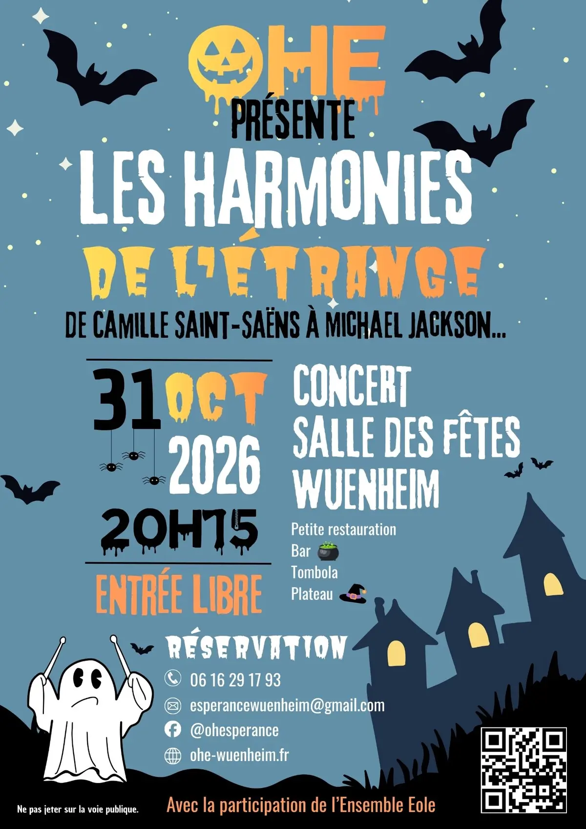 Concert les Harmonies de l'Etrange