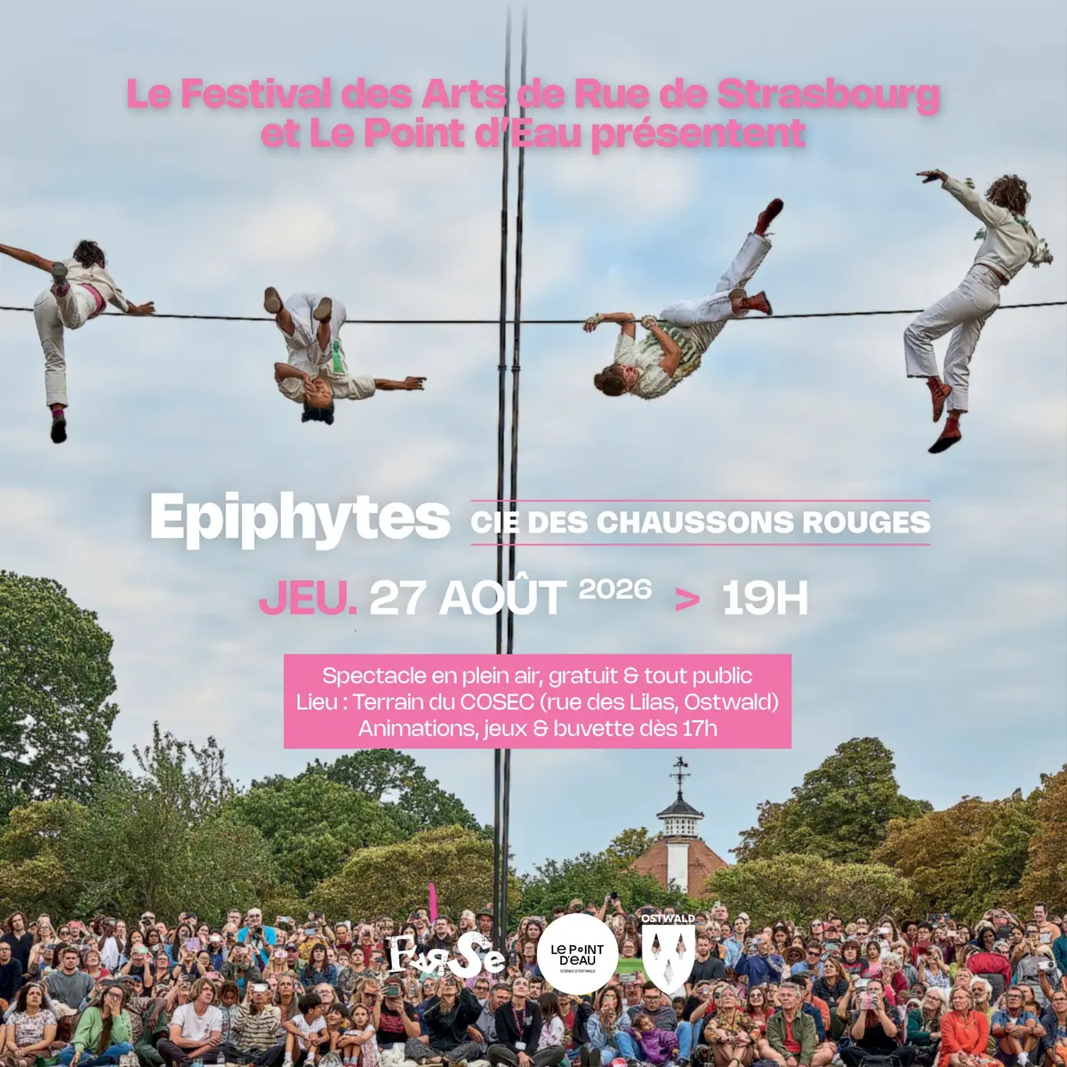 Le FARSe à Ostwald ! Spectacle de cirque en plein air - Epiphytes