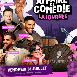 Affaire de Comédie - La tournée : Vendredi 31 juillet - Domaine la suffrène