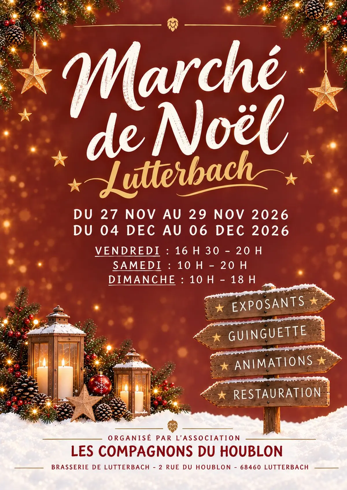 Marché de Noël - Brasserie de LUTTERBACH