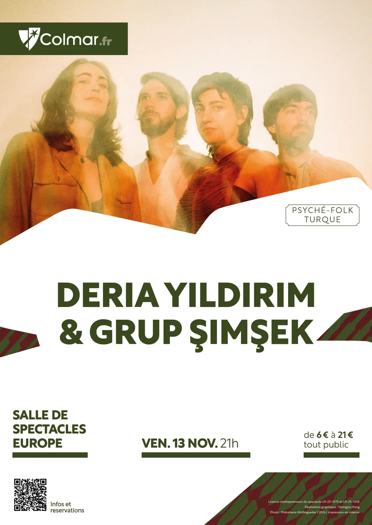 Derya Yıldırım & Grup Şimşek en concert à la Salle Europe de Colmar