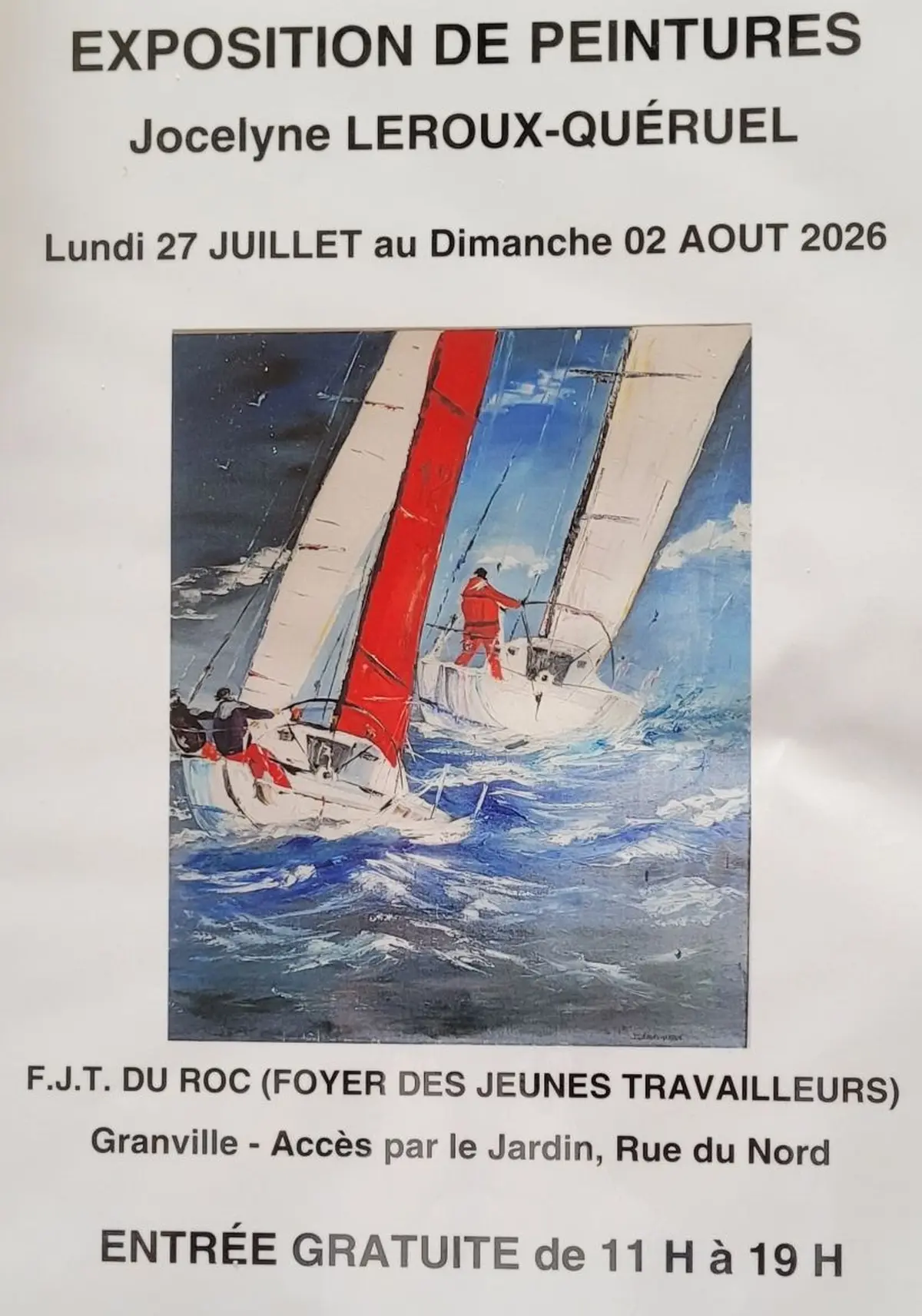 Exposition de peinture huile et aquarelle