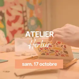 Atelier herbier fleuri