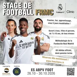 Stage de football ES ABPV FOOT x Fundacion Real Madrid Clinics 