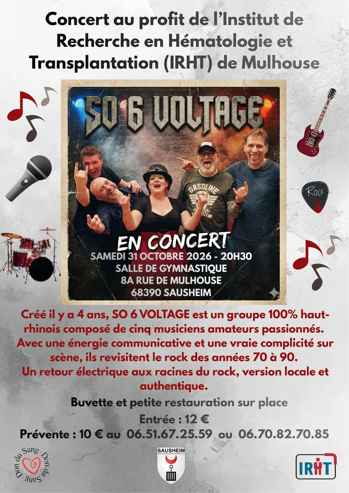 Concert de rock caritatif