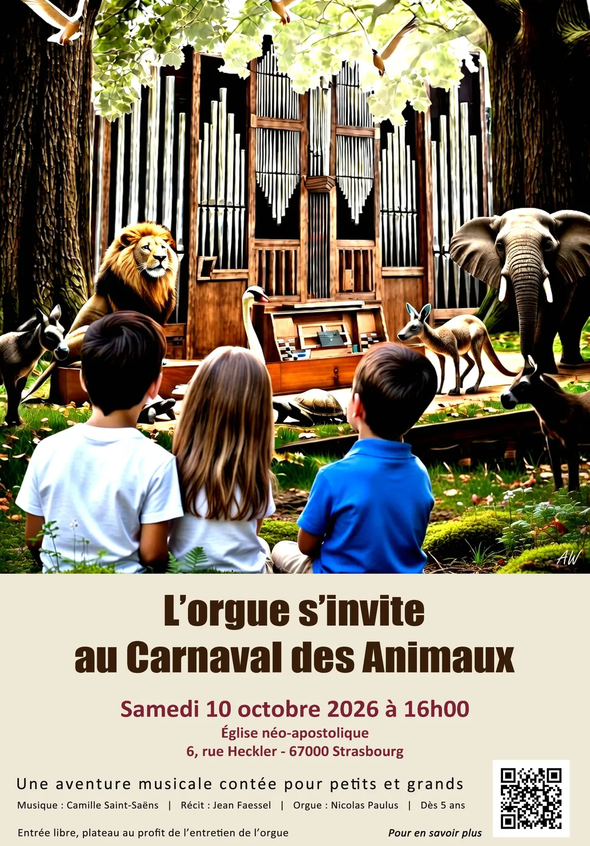 L'orgue s'invite au Carnaval des Animaux
