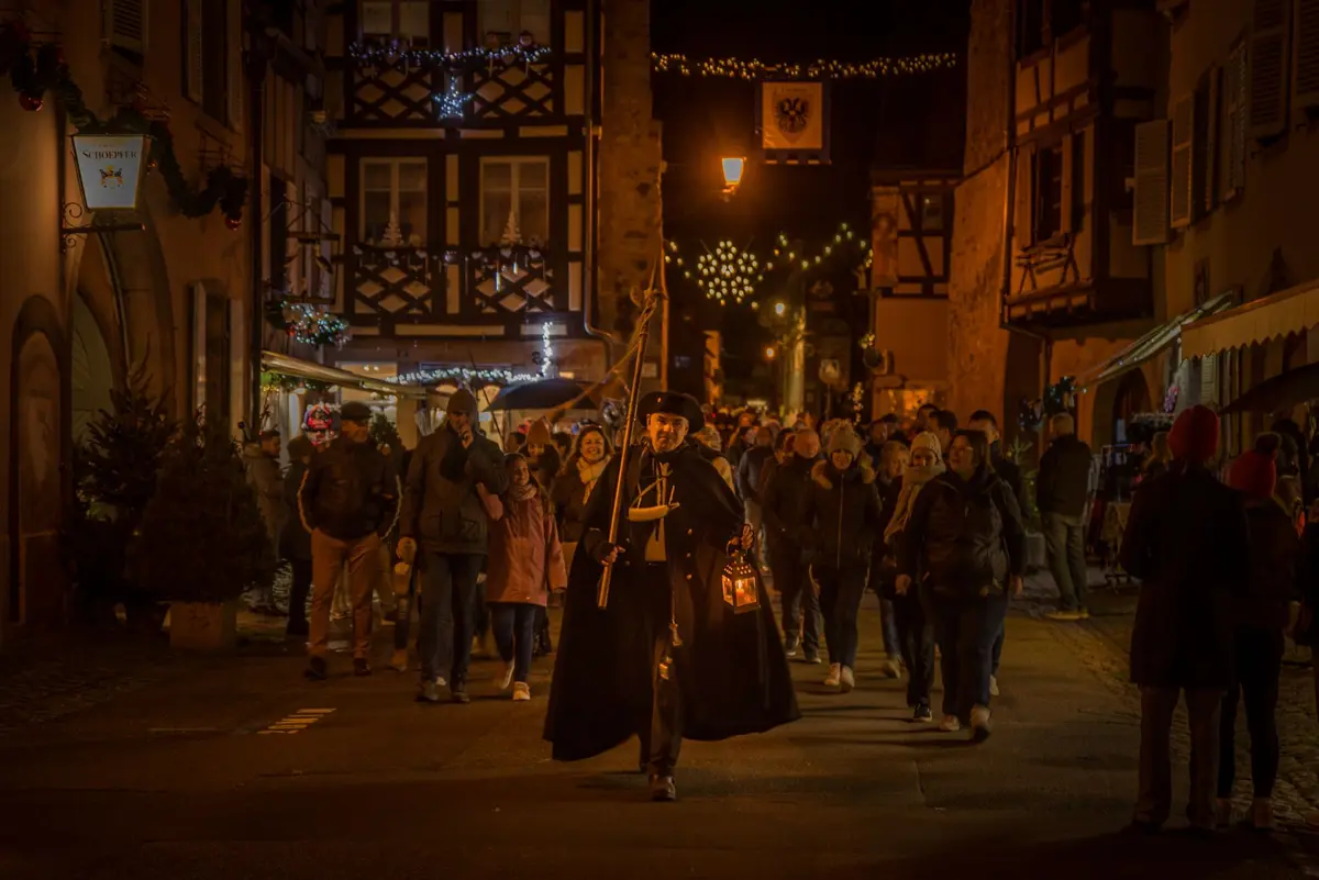 La Ronde de Noël du Veilleur de Nuit à Eguisheim