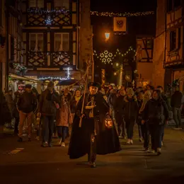 La Ronde de Noël du Veilleur de Nuit à Eguisheim
