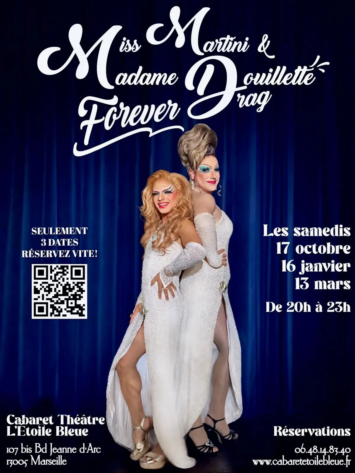 Miss Martini et Madame Douillette FOREVER DRAG - Samedi 17 octobre à 20h
