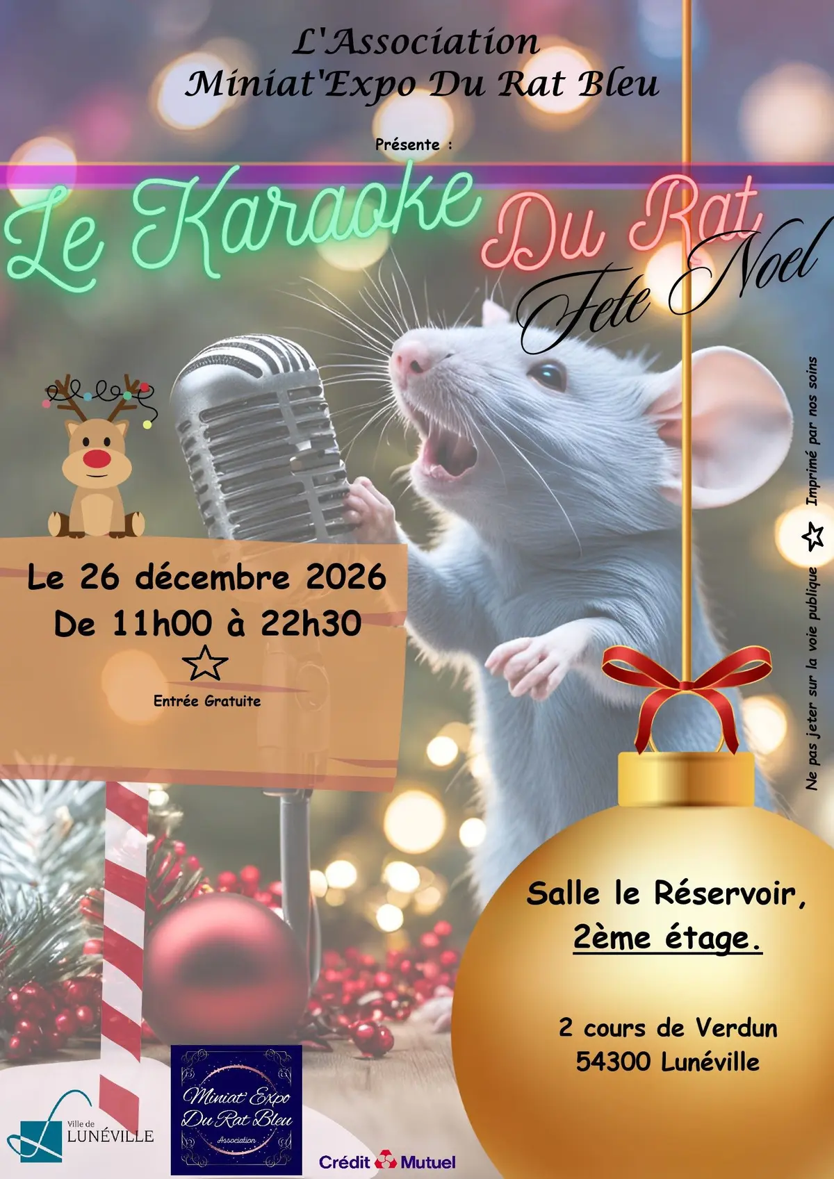 le karaoke du rat fetes Noel
