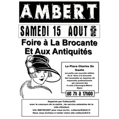Foire à la brocante et aux antiquités du 15 Août 