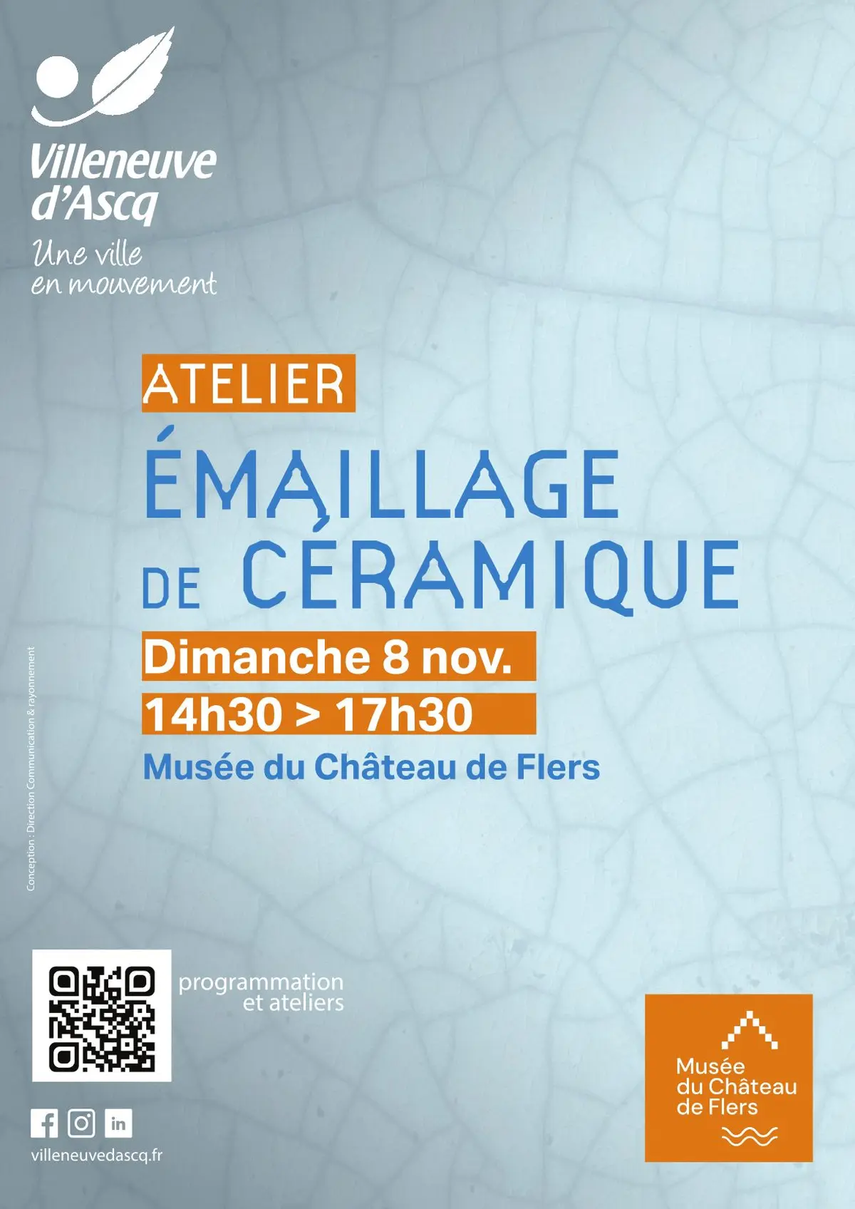 Atelier émaillage de céramique