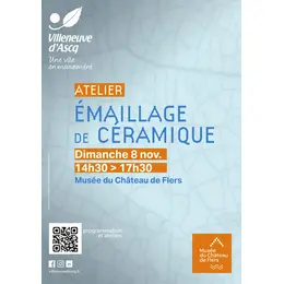 Atelier émaillage de céramique