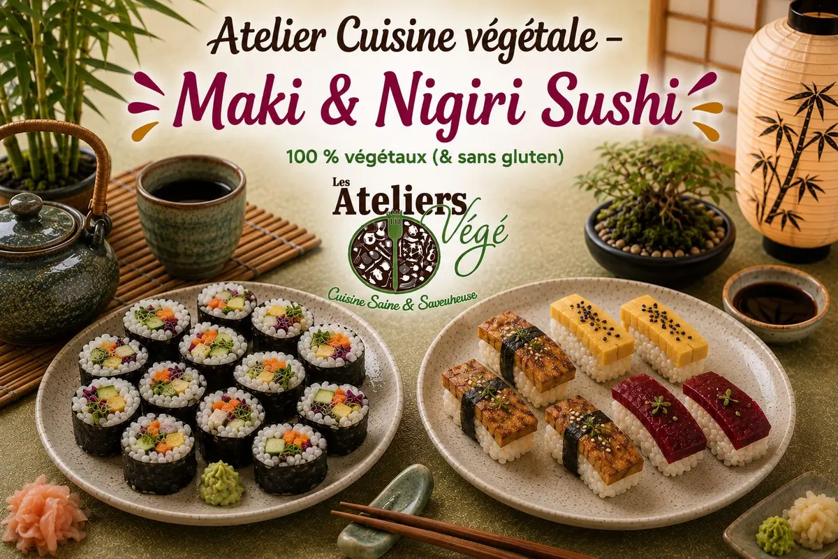 Atelier Cuisine végétale à l’Étape de Barr (67) – Maki & Nigiri Sushi