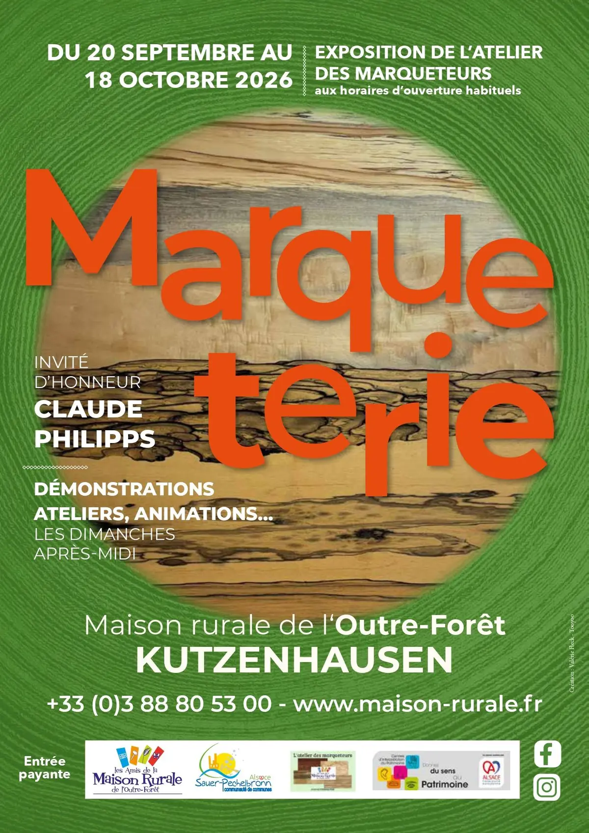 Exposition de marqueterie