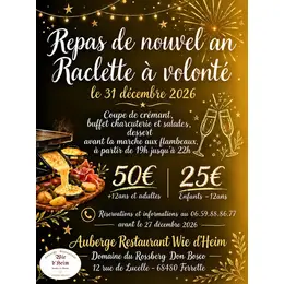 Raceltte à volonté avant la marche aux Flambaux de Ferrette