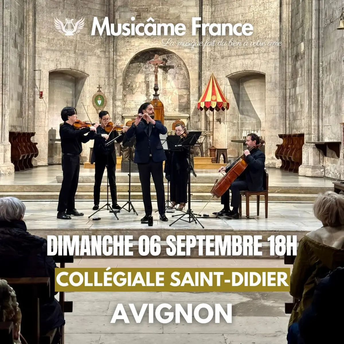 Concert à Avignon: Ravel, Debussy, Cantemir, Mozart, Wieniawski, Bach, Doppler,
