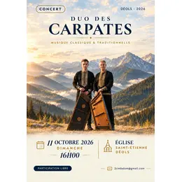 Concert Duo des Carpates - Un voyage musical au cœur de l’Europe