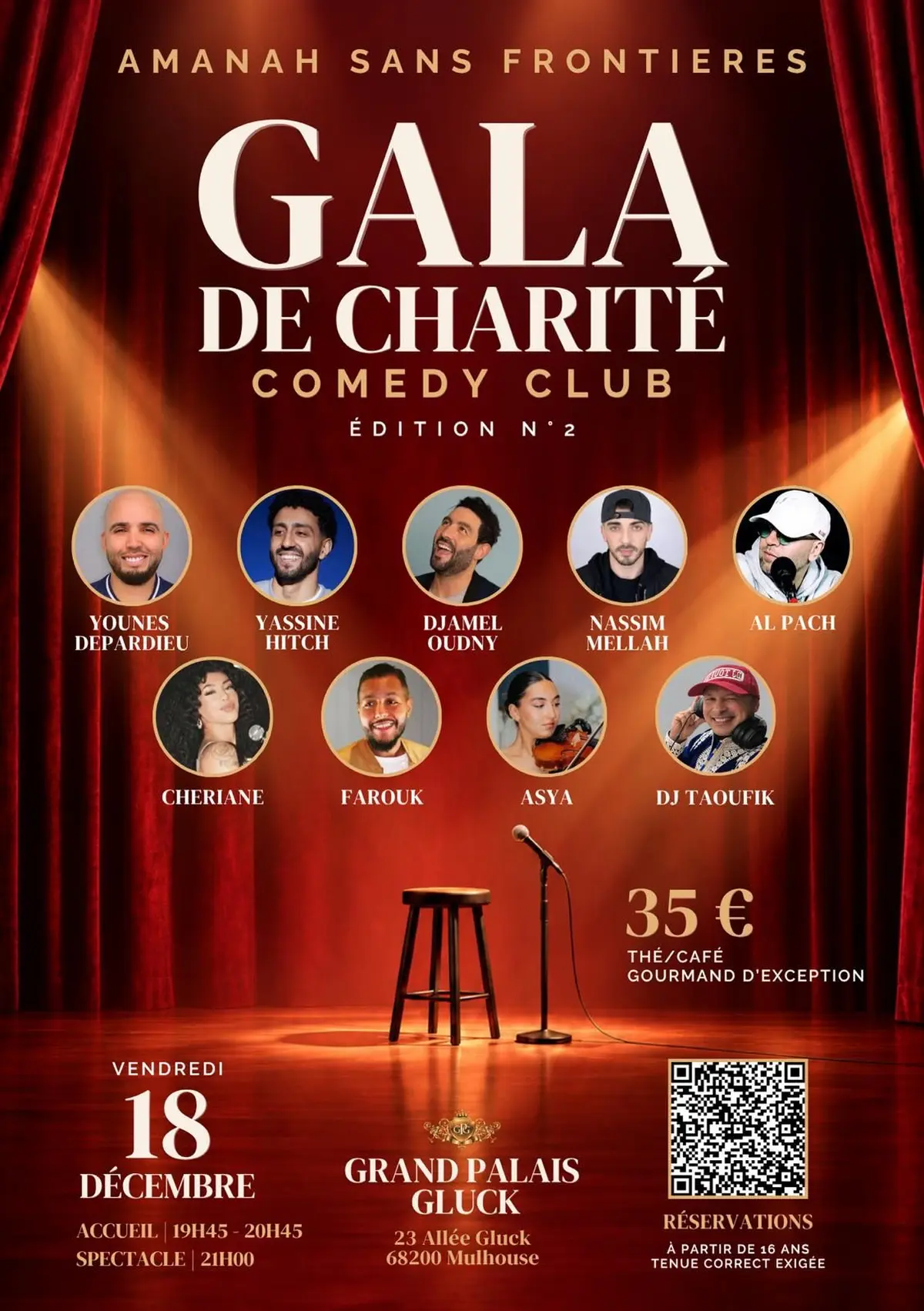 Gala de charité Comedy club édition 2