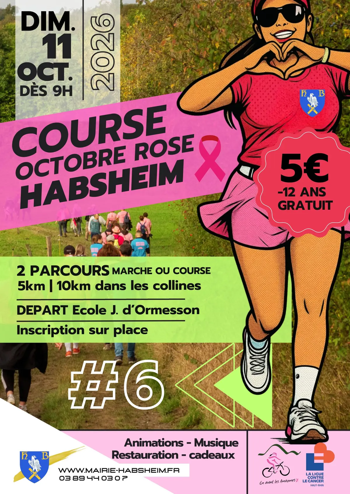 Course/marche Octobre Rose