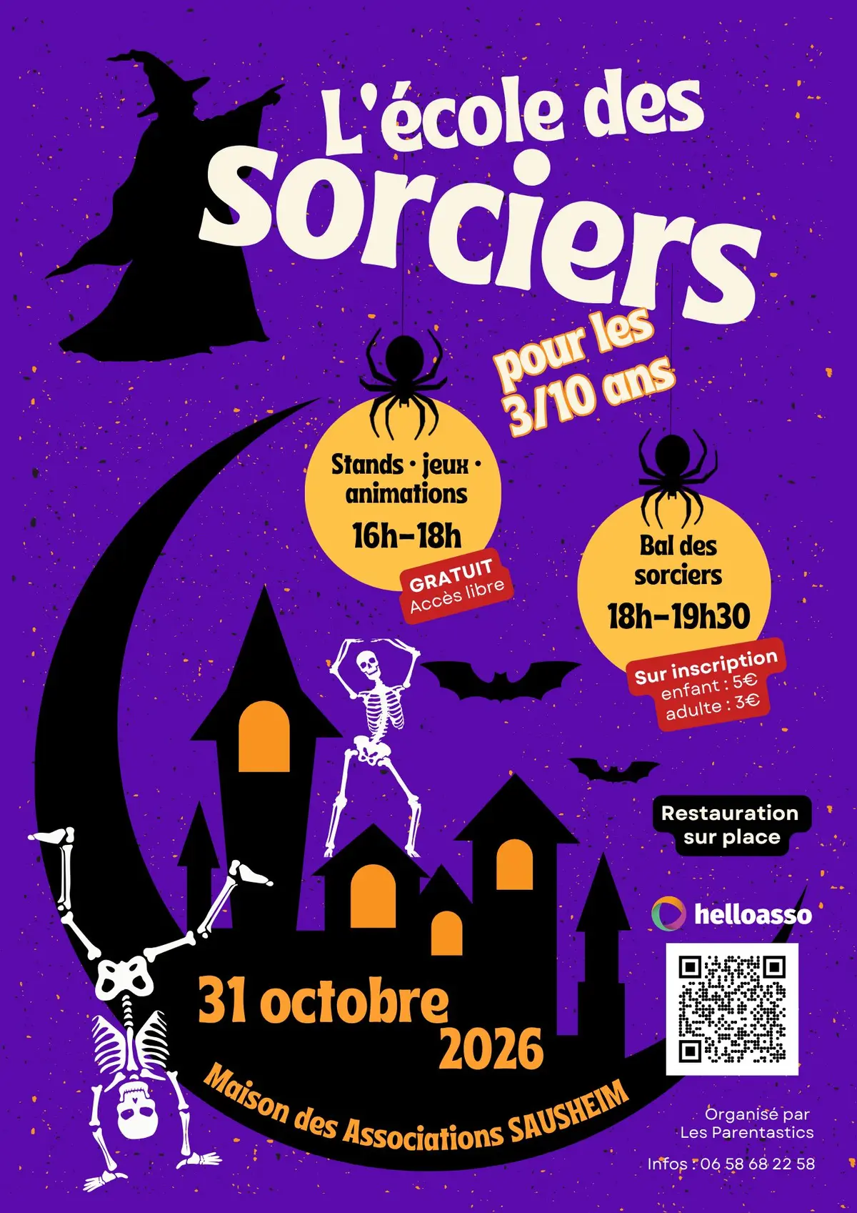 L’École des Sorciers - Halloween pour les 3/10 ans
