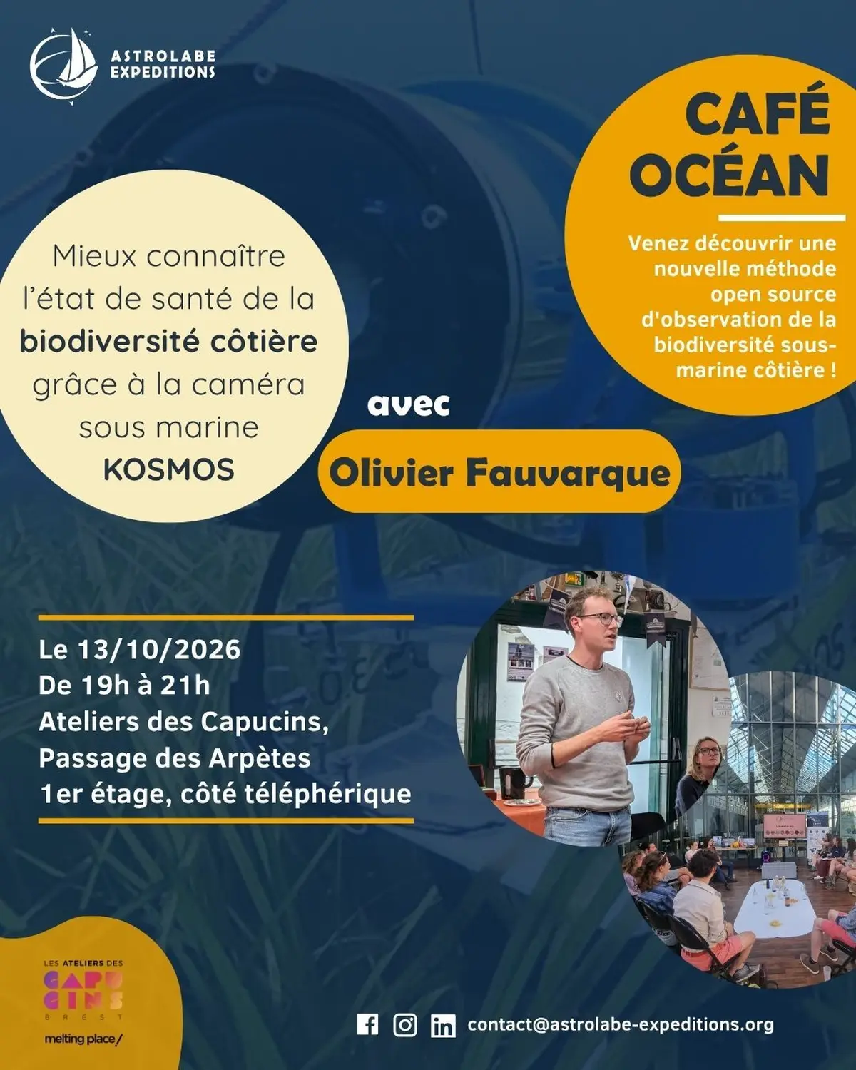 Étudier la biodiversité côtière grâce à la caméra sous-marine Kosmos