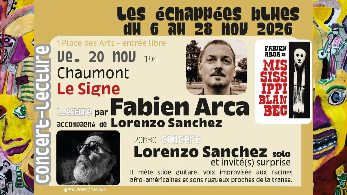 Les Echappées Blues - Lecture de Mississipi Blanbec par Fabien Arca