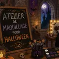 Halloween, atelier maquillage