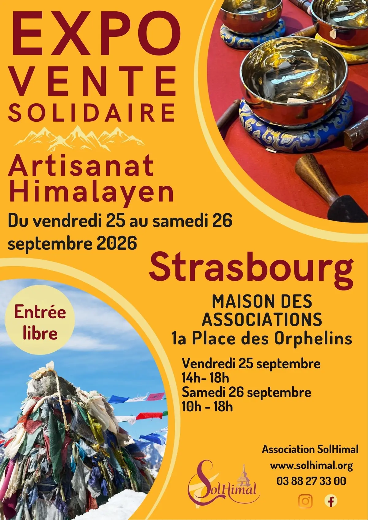 Exposition-vente solidaire d'artisanat himalayen