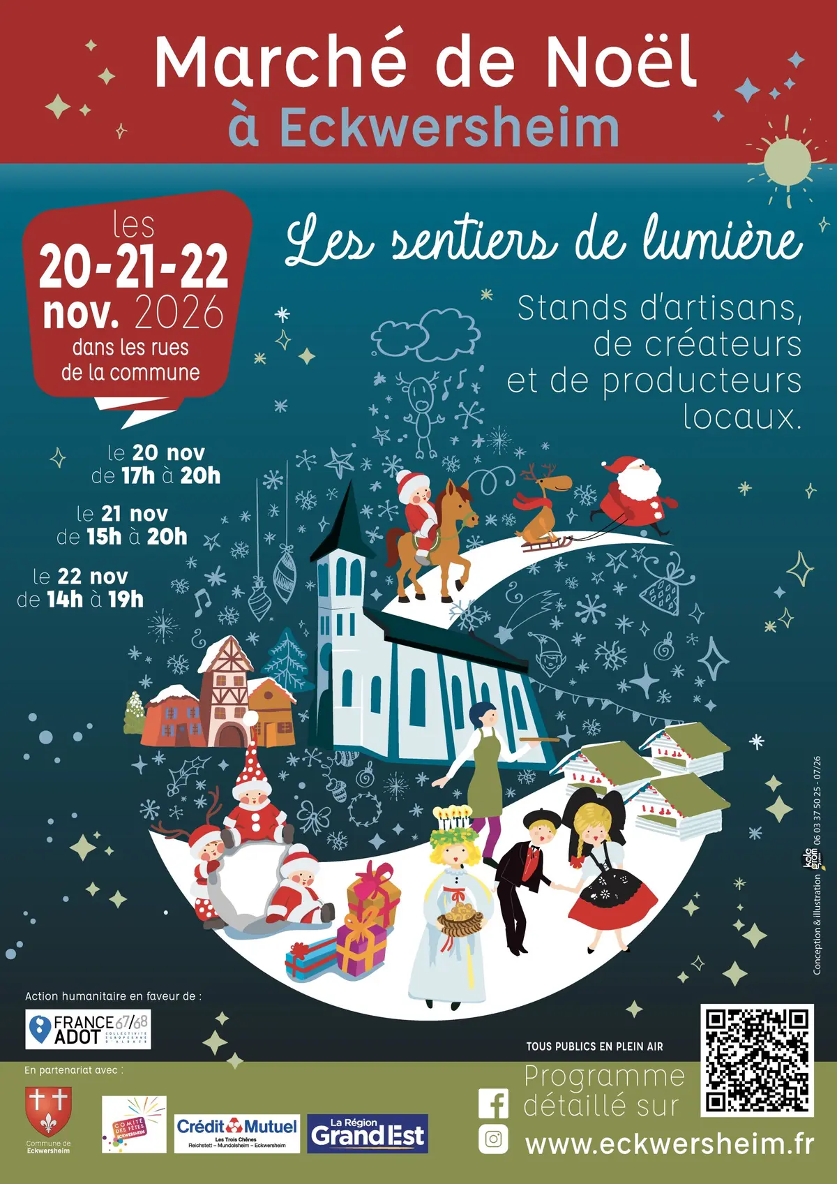 Marché de Noël d'Eckwersheim - Les Sentiers de Lumière