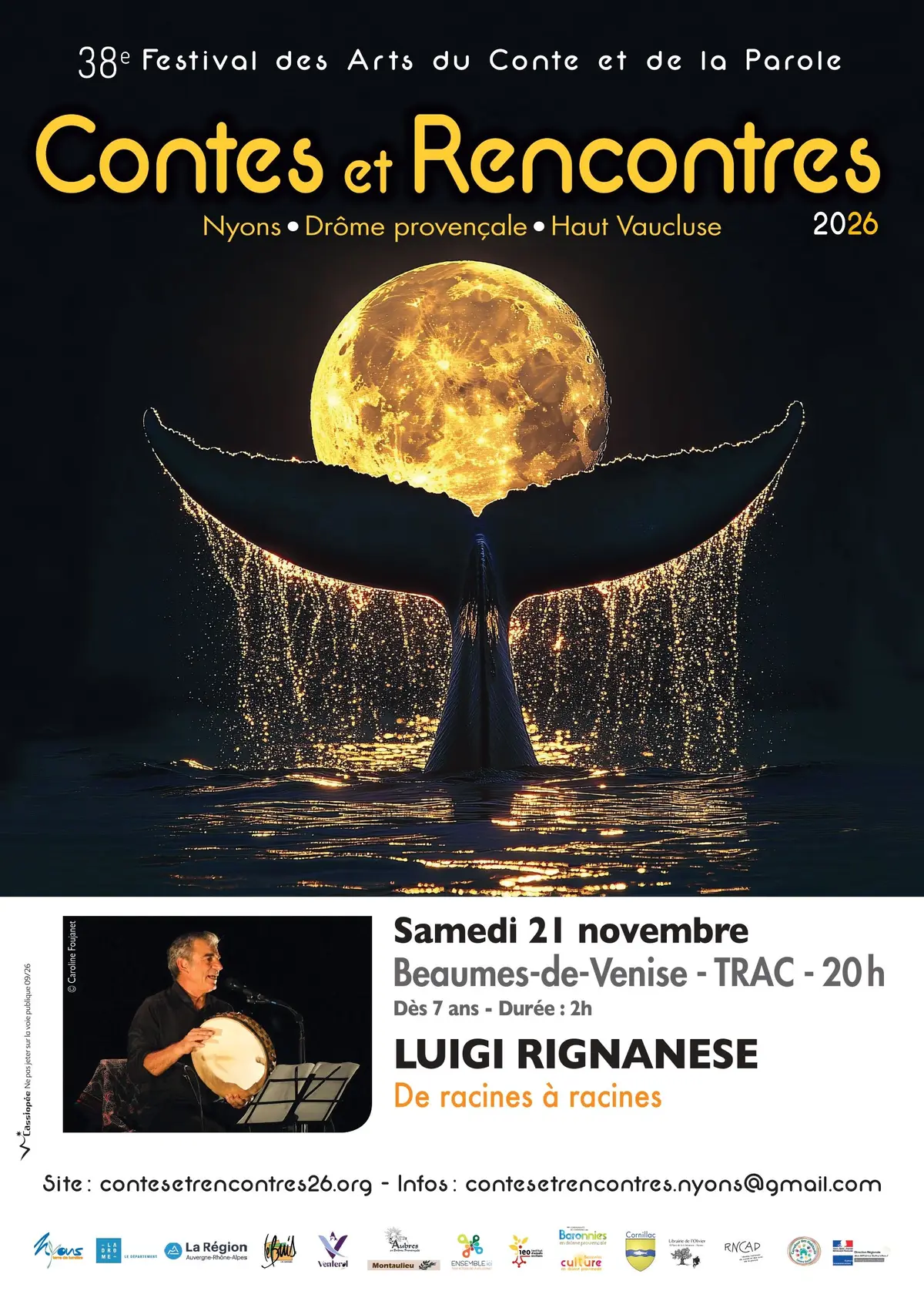 Festival Contes et Rencontres - Luigi Rignanese - De racines à racines