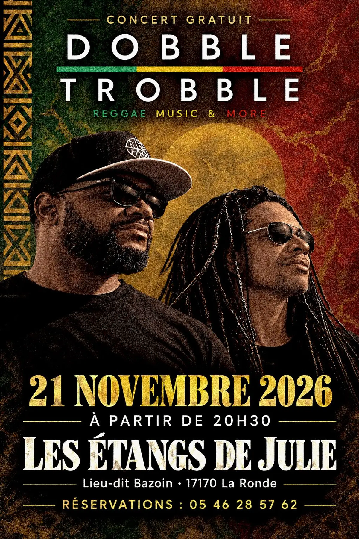 DOBBLE TROBBLE — Lee Roy King & Mike Dibo aux Étangs de Julie