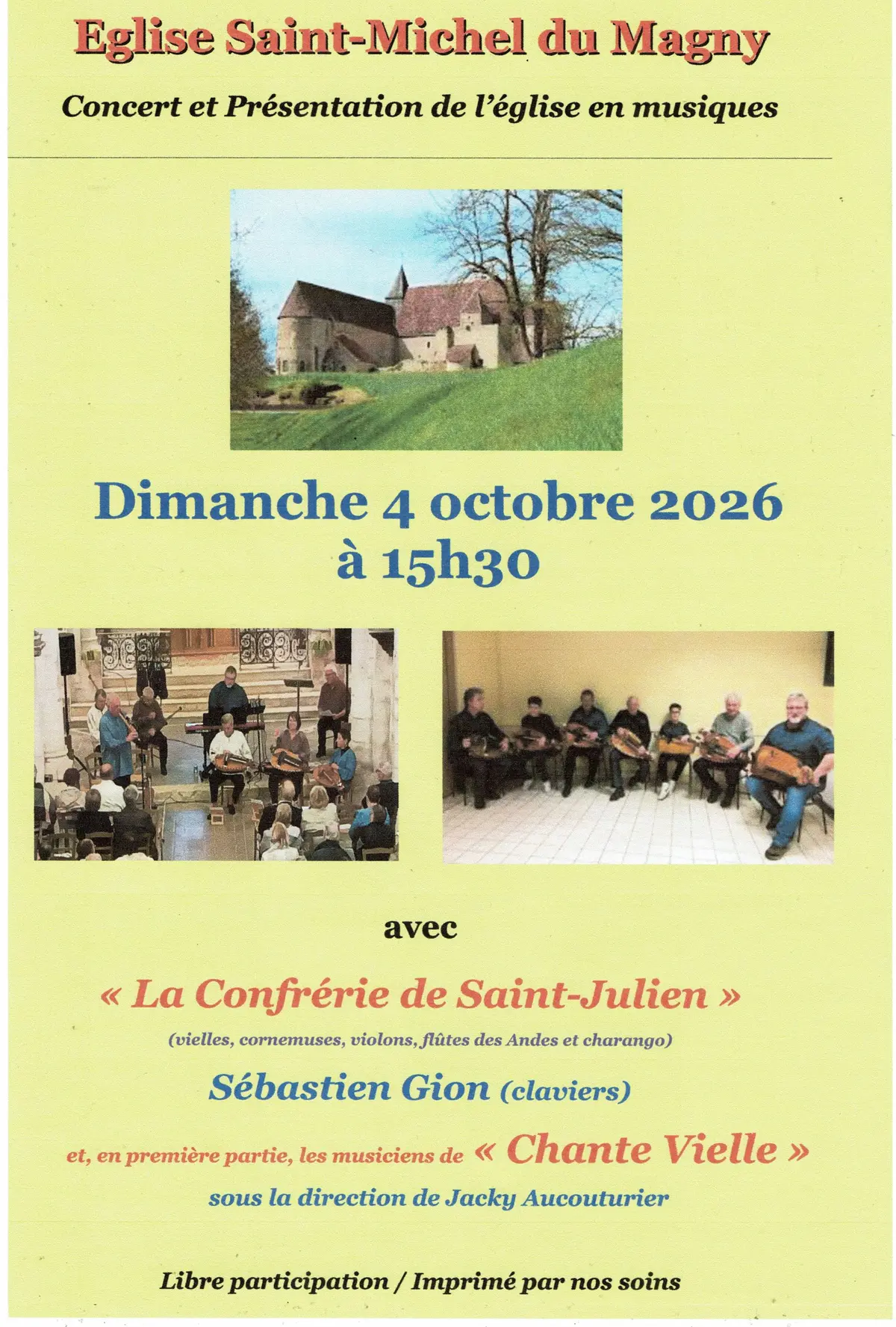Concert de la Confrérie de Saint-Julien