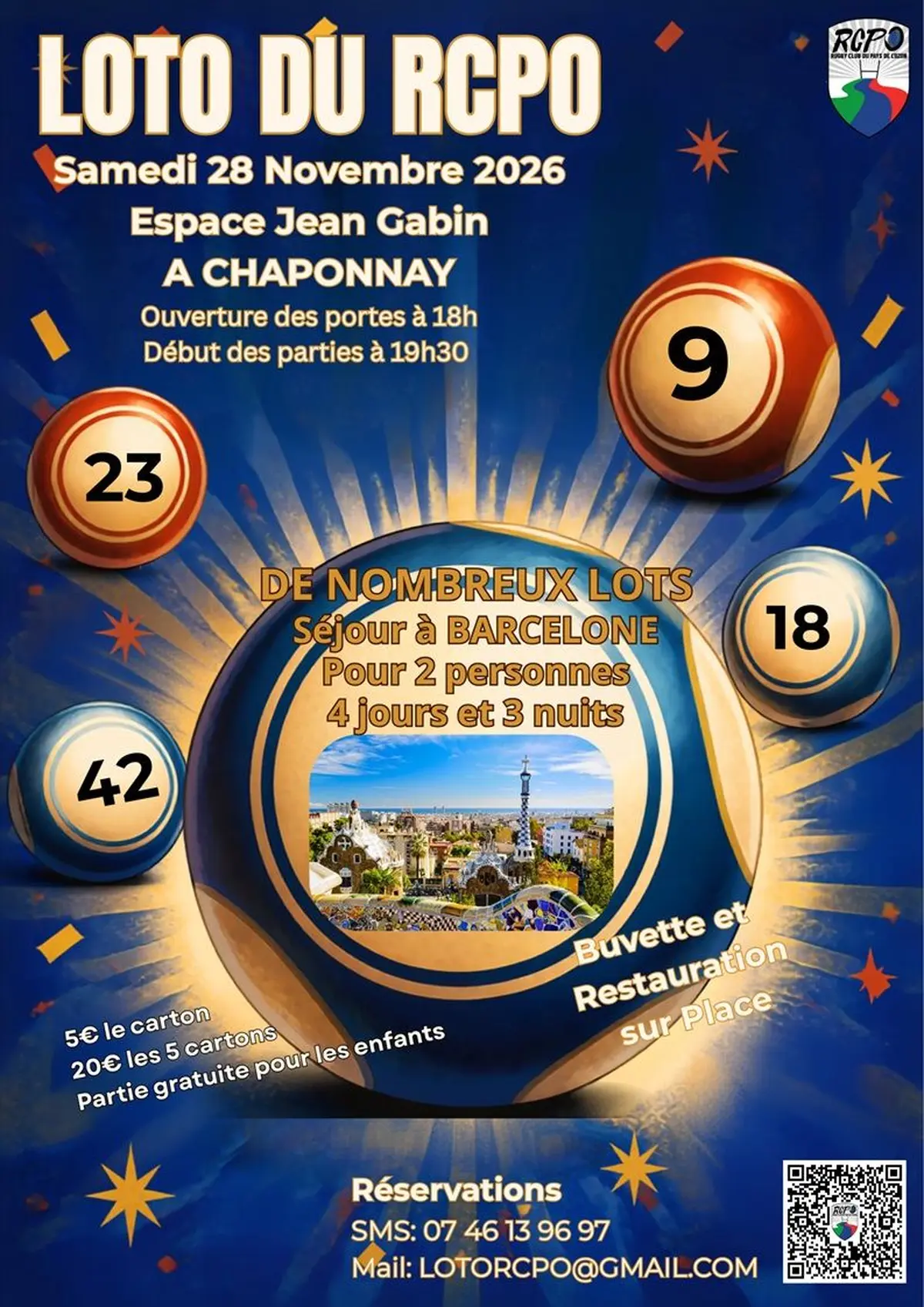 Loto annuel du Rugby Club du Pays de l'Ozon