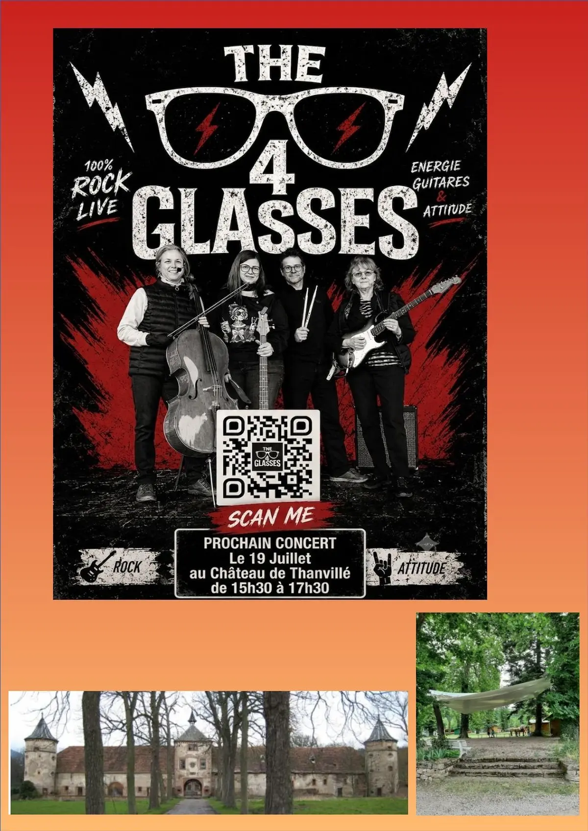 Concert pop / rock au Château