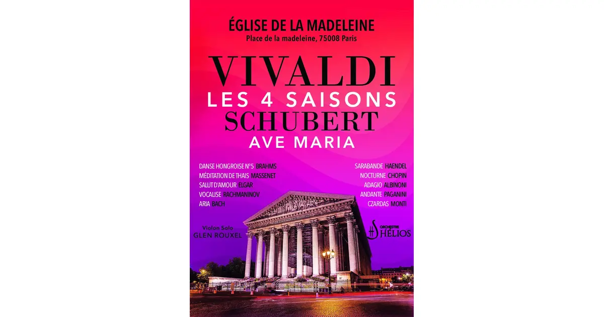 Les 4 Saisons de Vivaldi, Ave Maria et Célèbres Adagios