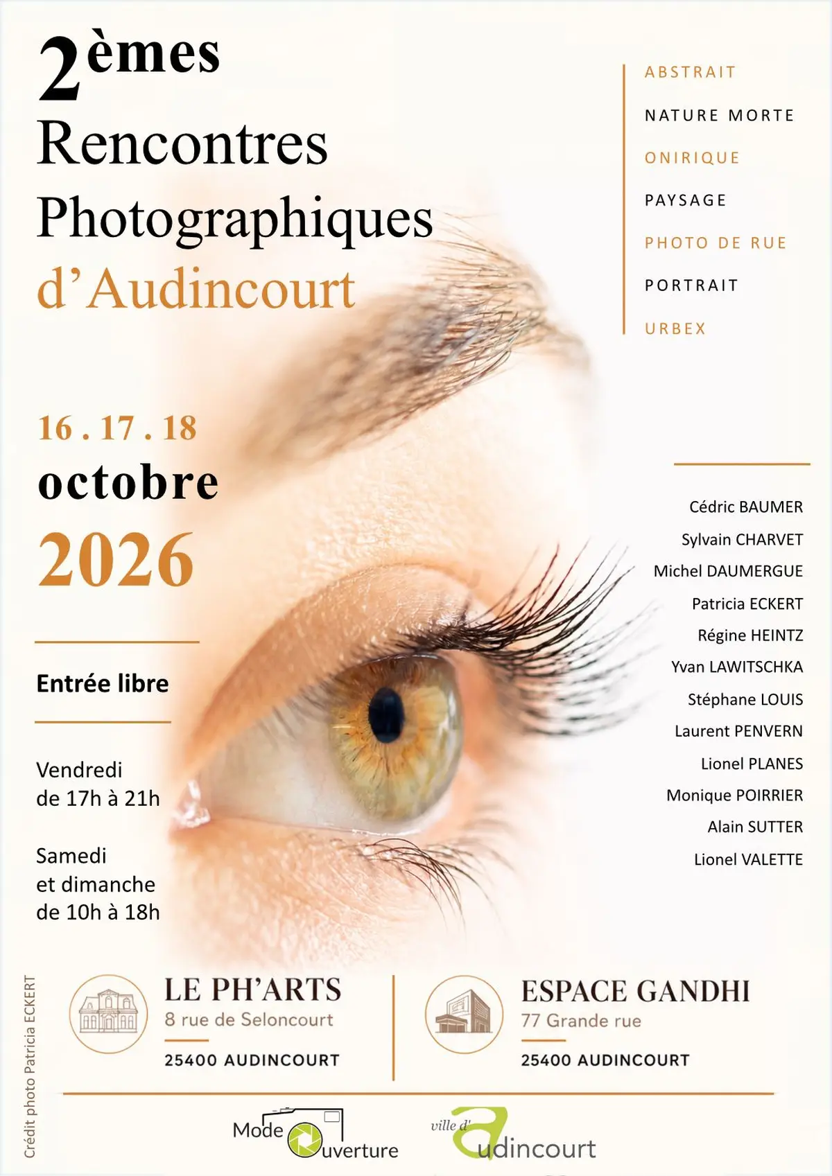 2èmes Rencontres Photographiques d'Audincourt
