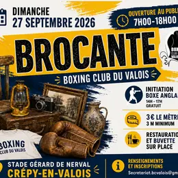 2ème édition - Brocante du  Boxing Club du Valois 