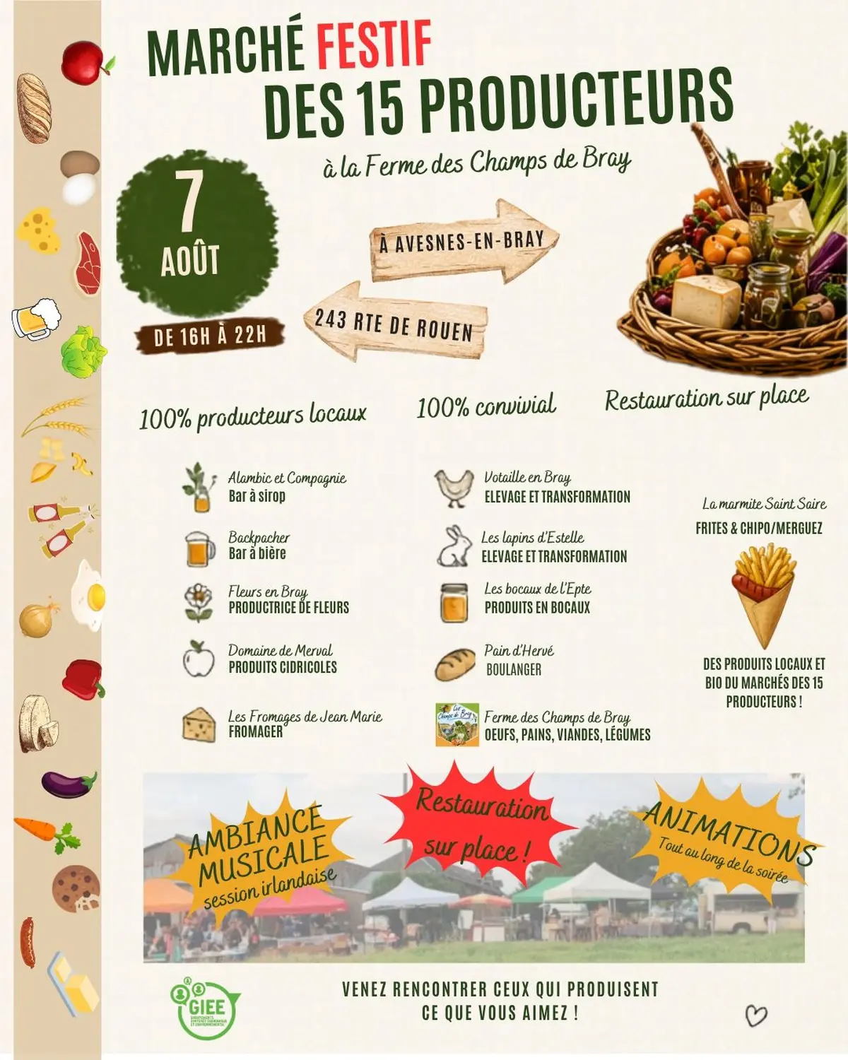 Marché des 15 producteurs