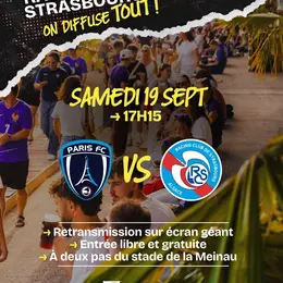 Paris FC VS Racing Club de Strasbourg à la Manuf' Krimmeri !