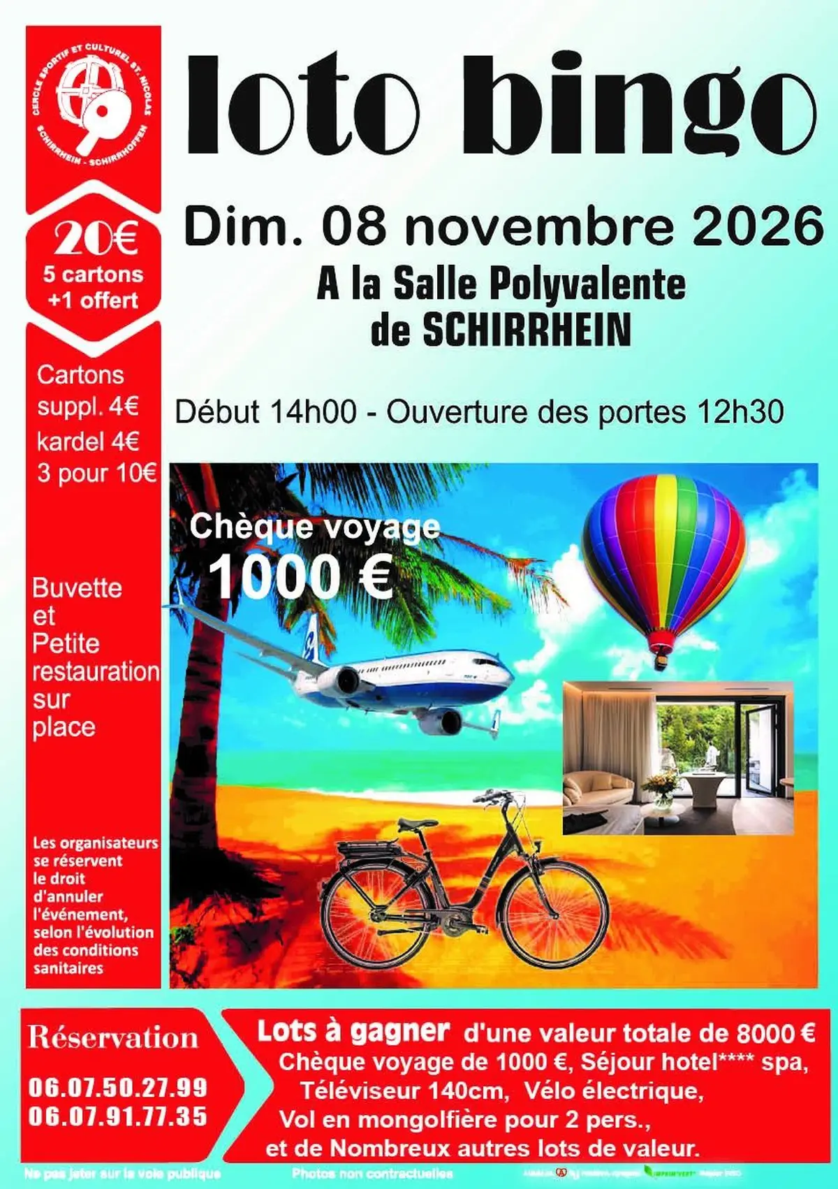Loto du pongiste
