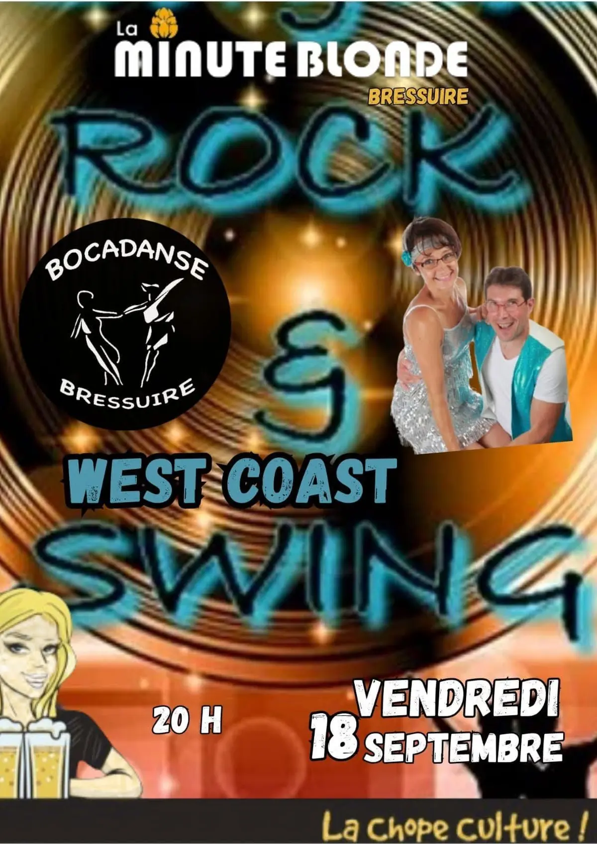 Soirée Rock et West-Coast-Swing à la Minute Blonde