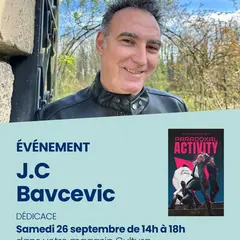 Jean-Christophe Bavcevic en dédicace au Cultura de Montévrain