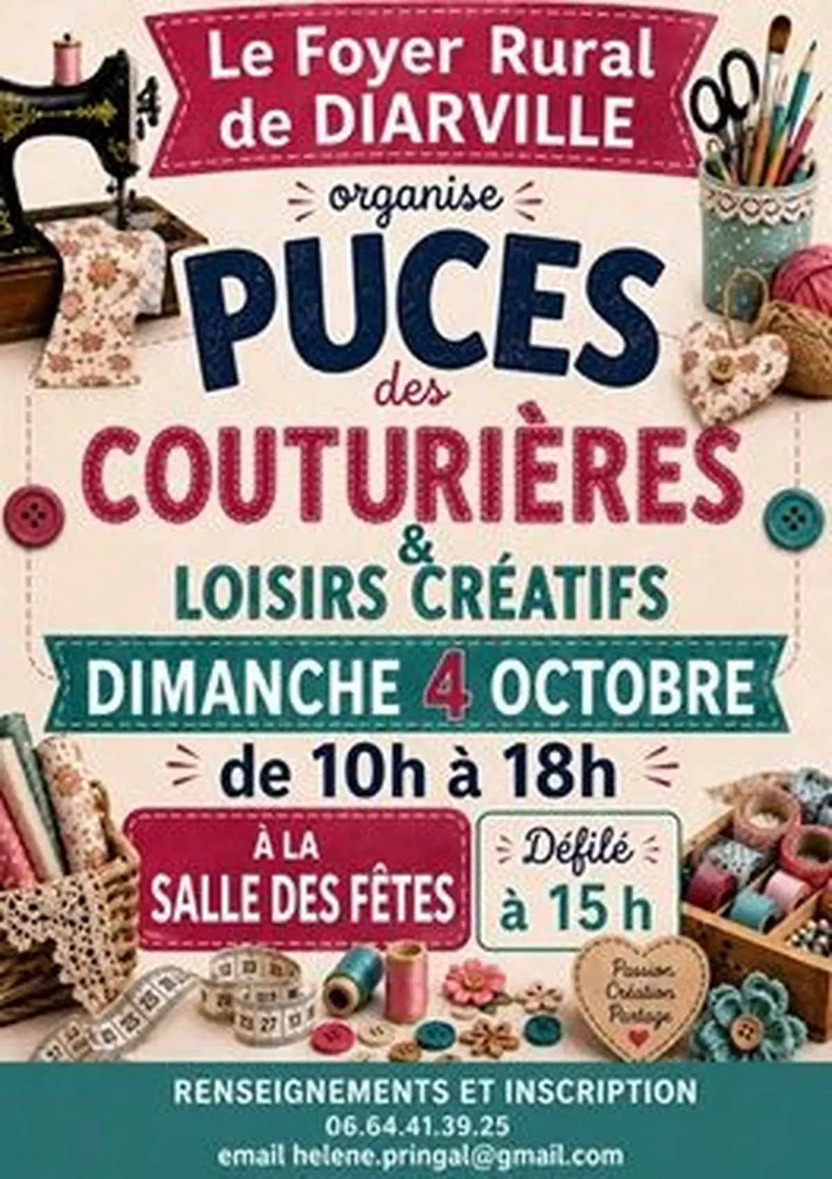 Puces des Couturières et de loisirs créatifs