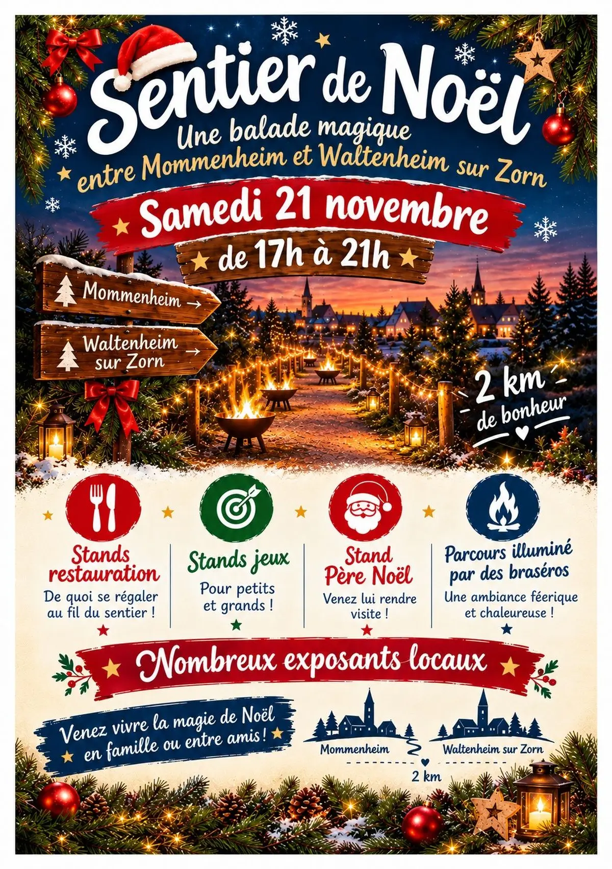 Marché et Sentier de Noël