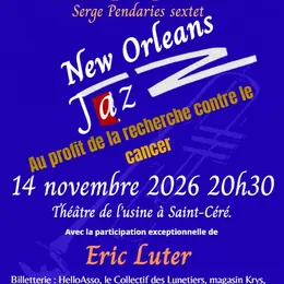 Concert jazz New Orleans Serge Pendaries sextet.