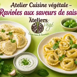 Cours de cuisine végétale Ravioles aux saveurs de saison