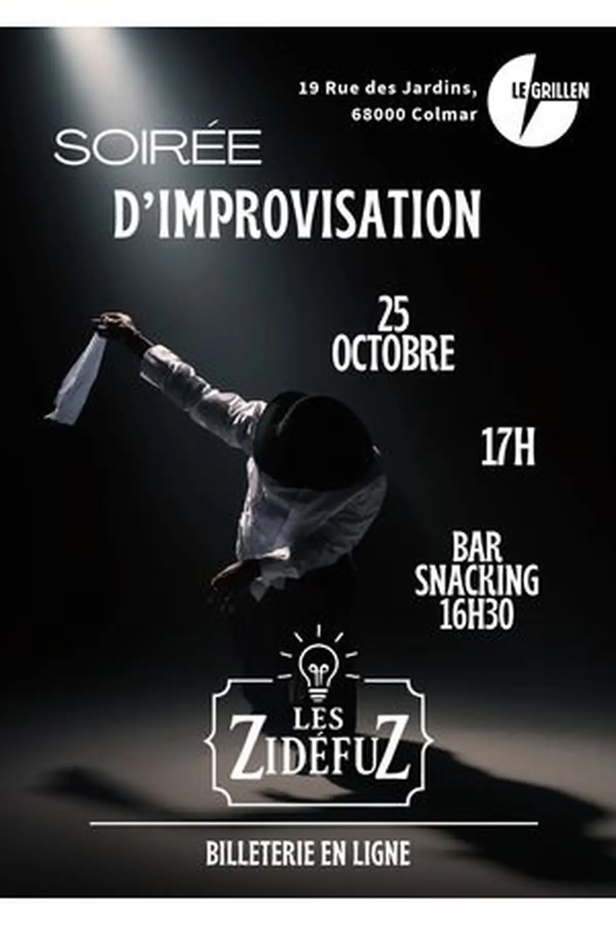 Théâtre d’Improvisation – Soirée d'Improvisation avec les ZidéfuZ