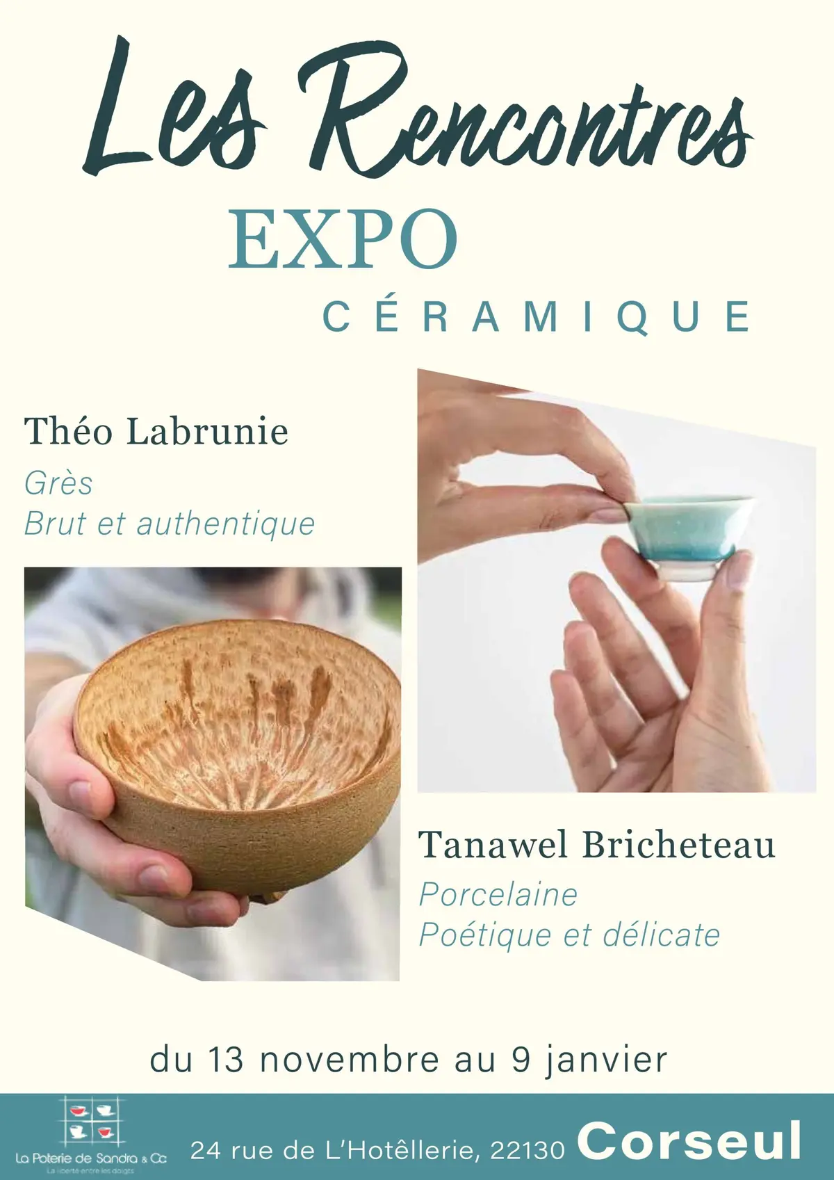 Exposition céramique  Les Rencontres 