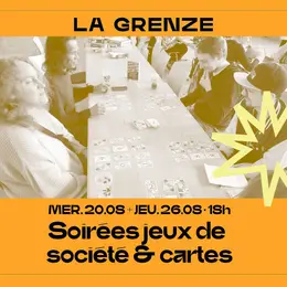 Soirées jeux de société et jeux de cartes avec GamerZ Voice à La Grenze